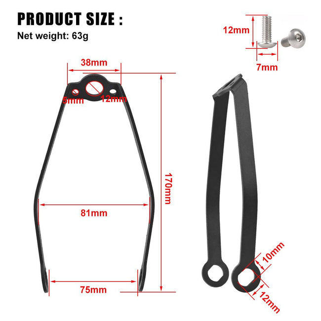 Mi4 Lite Rear Bracket
