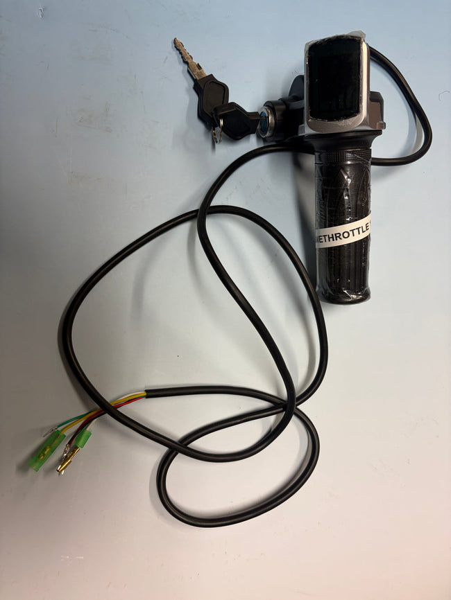 Engwe T-14 Throttle & Ignition — Rectangular display · loose terminals (Type 1)