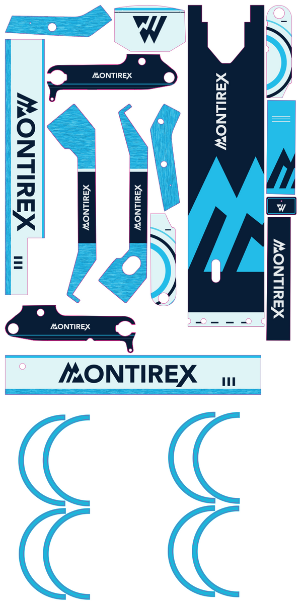 Montirex Blue Graphics Kit