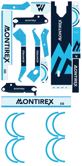 Montirex Blue Graphics Kit