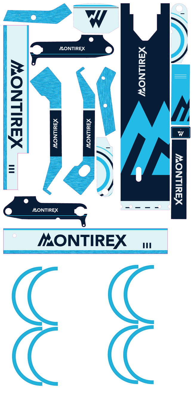 Montirex Blue Graphics Kit